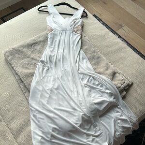 BCBG MaxAzria white, maxi dress. Size 0